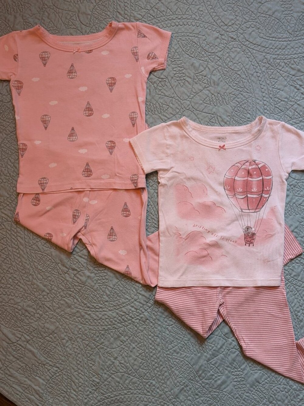 Carter Hot Air Balloon Pajamas Toddler Size 5T